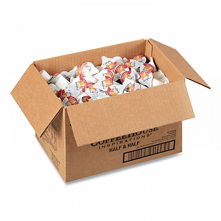 Coffee House Inspirations Half and Half, 0.38 oz Mini Cups, 180/Carton (102042)