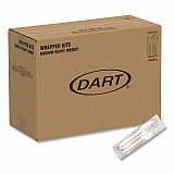 Reliance Mediumweight Cutlery Kit, Fork/Knife/Spoon, Plastic, White, 500/Carton (RSW7Z)