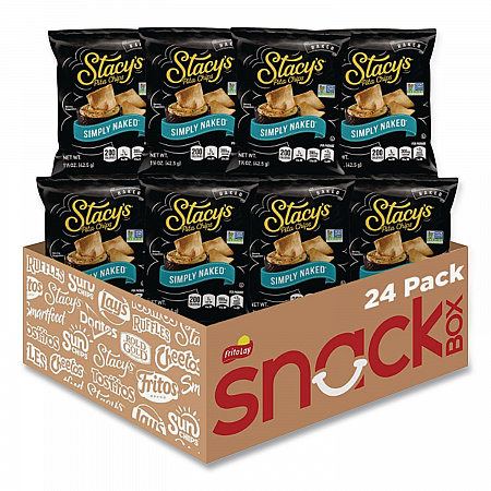 Pita Chips, Original, 1.5 oz Bag, 24/Carton (52546)