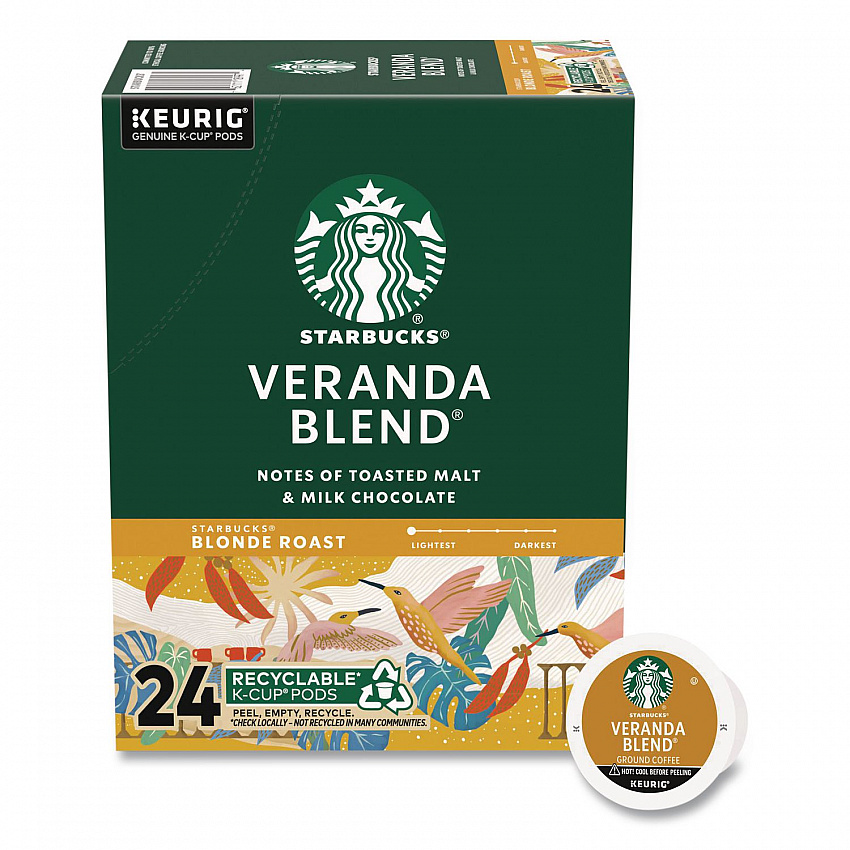 Veranda Blend Coffee K-Cups Pack, 24/Box (011111159)
