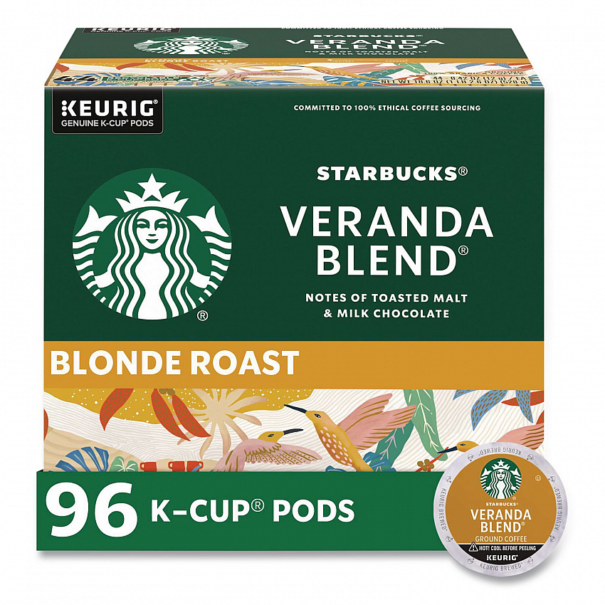 Veranda Blend Coffee K-Cups, 24/Box, 4 Box/Carton (011111159CT)