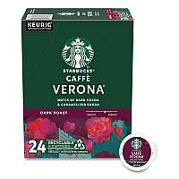 Caffe Verona Coffee K-Cups Pack, 24/Box (011111160)