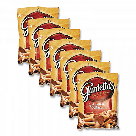 Gardetto's Snack Mix, Original Flavor, 5.5 oz Bag, 7/Box (SN14868)