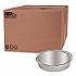 Round Aluminum Container with Lid, 48 oz, 9