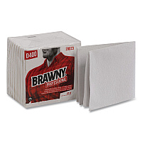 Medium Duty Premium DRC 1/4 Fold Wipers, 1-Ply, 13 x 12.5, Unscented, White, 65/Pack (20023)