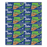 Resealable Sandwich Bags, 6.5" x 5.88", Clear, 50 Bags/Box, 12 Boxes/Carton (383179)