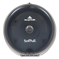 SofPull High-Capacity Center-Pull Bathroom Tissue Dispenser, 10.5 x 6.75 x 10.5, Smoke (56501)
