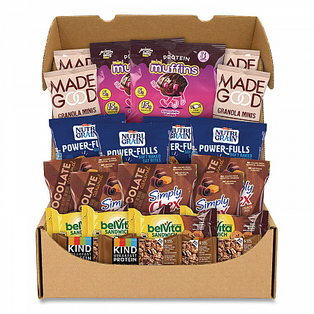Chocolate for Breakfast Snack Box, Chocolate, 23 Assorted Snacks/Box (70000192)