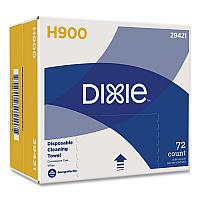 H900 Disposable Cleaning Towel, 1-Ply, 13 x 23.5, White/Blue, 72 Towels/Box (29421)