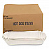 Fluted Hot Dog Trays, 6 x 2 x 2, White, Paper, 500/Sleeve, 6 Sleeves/Carton (610740)