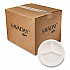Paper Dinnerware, 3-Compartment Plate, 10.25
