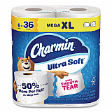 Ultra Soft Bathroom Tissue, Septic Safe, 2-Ply, White, 312 Sheets/Roll, 18 Rolls/Carton (19369)