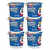 Breakfast Cereal, Frosted Flakes, Single-Serve 2.1 oz Cup, 6/Box (01468)