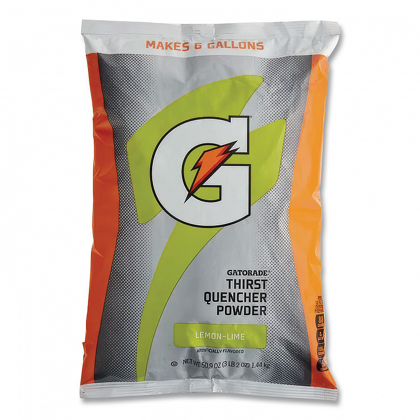 Original Powdered Drink Mix, Lemon-Lime, 51 oz Packets, 14/Carton (03967)