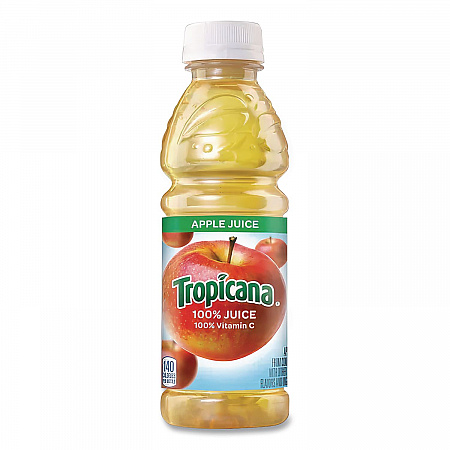 100% Juice, Apple, 10 oz Bottle, 24/Carton (57178)