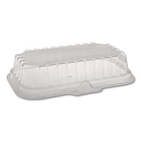 OPS Dome-Style Lid, 17S Shallow Dome, 8.3 x 4.8 x 1.5, Clear, Plastic, 252/Carton (0CI8S17S0000)