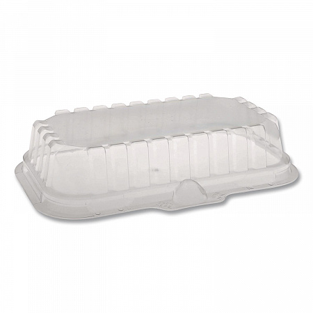 OPS Dome-Style Lid, 17S Shallow Dome, 8.3 x 4.8 x 1.5, Clear, Plastic, 252/Carton (0CI8S17S0000)