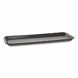 Supermarket Tray, #7S, 14.62 x 5.62 x 0.67, Black, Foam, 250/Carton (0TFB07S00000)