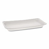 Supermarket Tray, #10P, 10.75 x 5.5 x 1.2, White, Foam, 400/Carton (51P110P)