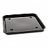Recycled Plastic Container, 6 x 6 Brownie Container, 7.5 x 7.5 x 0.56, Black, Plastic, 195/Carton (75SBASE)