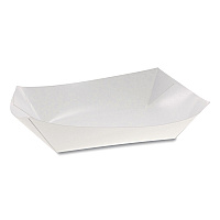 Paperboard Food Tray, #12 Beers Tray, 6 x 4 x 1.5, White, Paper, 300/Carton (23863)