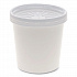 Paper Round Food Container and Lid Combo, 16 oz, 38