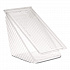 Plastic Hinged Lid Sandwich Container, 3.25 x 6.5 x 3, Clear, 85/Pack, 3 Packs/Carton (Y11334)