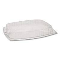 Showcase Deli Container Lid, Dome Lid For 3-Compartment 48/64 oz Containers, 9 x 7.4 x 1, Clear, Plastic, 220/Carton (YCI853010000)