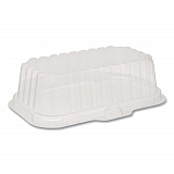 OPS Dome-Style Lid, 17S Deep Dome, 8.3 x 4.8 x 2.1, Clear, Plastic, 250/Carton (0CI8D17S0000)