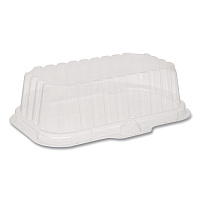 OPS Dome-Style Lid, 17S Deep Dome, 8.3 x 4.8 x 2.1, Clear, Plastic, 250/Carton (0CI8D17S0000)