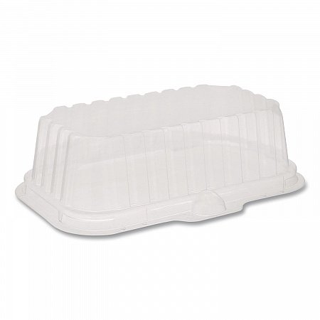 OPS Dome-Style Lid, 17S Deep Dome, 8.3 x 4.8 x 2.1, Clear, Plastic, 250/Carton (0CI8D17S0000)