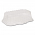 OPS Dome-Style Lid, 17S Deep Dome, 8.3 x 4.8 x 2.1, Clear, Plastic, 250/Carton (0CI8D17S0000)