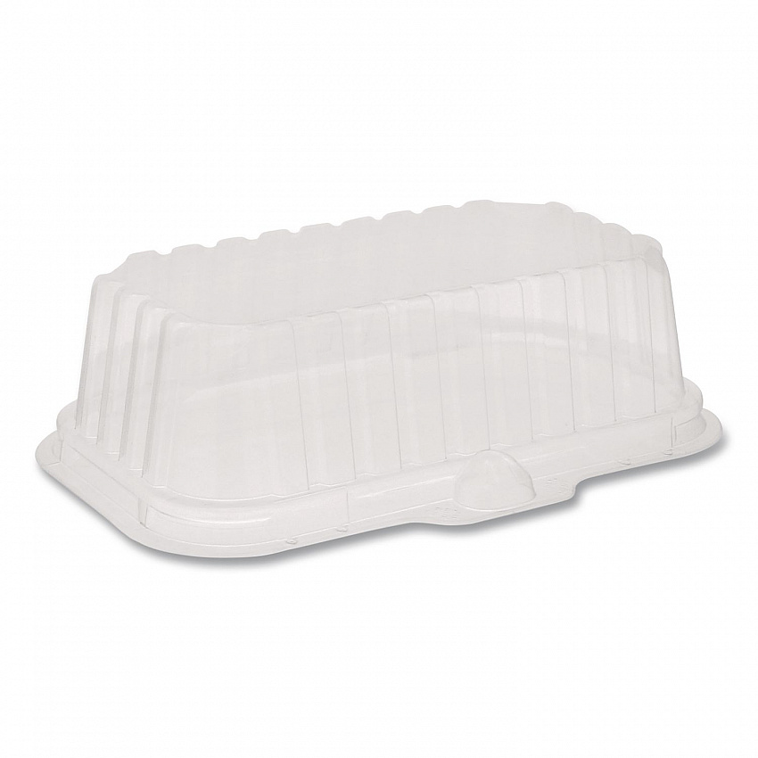 OPS Dome-Style Lid, 17S Deep Dome, 8.3 x 4.8 x 2.1, Clear, Plastic, 250/Carton (0CI8D17S0000)