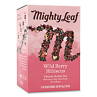 Whole Leaf Tea Pouches, Wild Berry Hibiscus, 15/Box (510144)