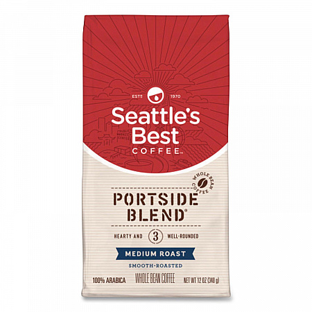Level 3 Whole Bean Coffee, 12 oz Pack, 6/Carton (11008570EA)