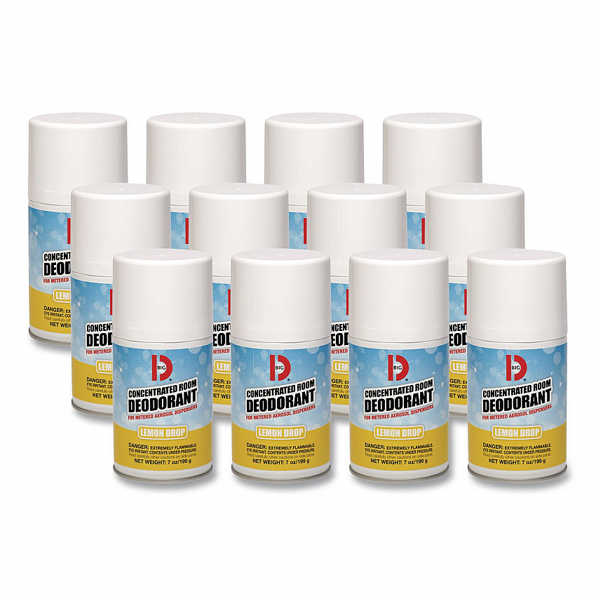 Metered Concentrated Room Deodorant, 7 oz Aerosol Spray, 12/Carton (451)