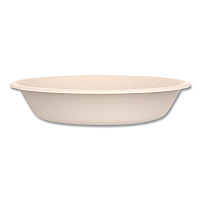 Compostable Fiber Containers, ProPlanet Seal, Bowl, 24 oz, Natural, 300/Carton (24FBRB)