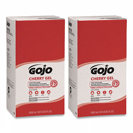 Cherry Gel Pumice Hand Cleaner Refill, Cherry Scent, 5,000 mL, 2/Carton (759002)