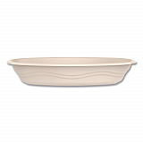 Compostable Fiber Containers, Pro Planet Seal, Bowl, 28 oz, Natural, 300/Carton (28FBRBB)