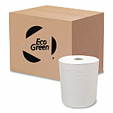 Recycled Hardwound Paper Towels, 1-Ply, 7.88" x 800 ft, 1.8 Core, White, 6 Rolls/Carton (EW80166)