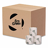 Recycled Two-Ply Standard Toilet Paper, Septic Safe, White, 550 Sheets/Roll, 80 Rolls/Carton (EB8543)