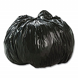 Total Recycled Content Plastic Trash Bags, 10 gal, 1 mil, 24" x 24", Black/Brown, 250/Carton (T2424B10)