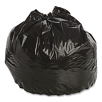 Total Recycled Content Plastic Trash Bags, 45 gal, 1.5 mil, 40" x 48", Black/Brown, 100/Carton (T4048B15)