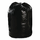 Total Recycled Content Plastic Trash Bags, 65 gal, 1.5 mil, 50" x 51", Black/Brown, 100/Carton (T5051B15)