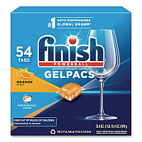 Dish Detergent Gelpacs, Orange Scent, 54/Box (81181)