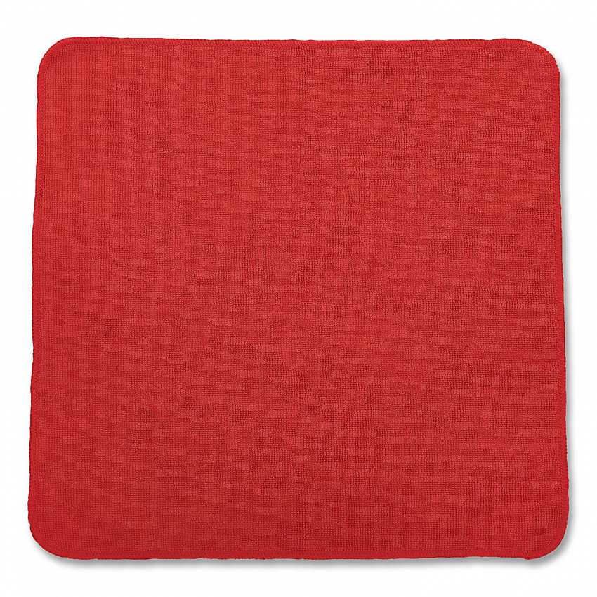Microfiber Cleaning Cloths, 12 x 12, Red, 24/Pack (1820577)