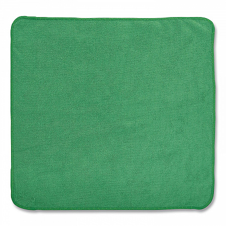 Microfiber Cleaning Cloths, 12 x 12, Green, 24/Pack (1820578)