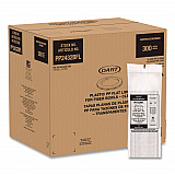 Plastic Lids for Compostable Fiber Containers, For 24 to 32 oz Containers, 8.28" Diameter x 0.51" h, Clear, 300/Carton (PP2432BFL)