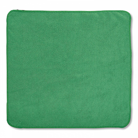 Microfiber Cleaning Cloths, 16 x 16, Green, 24/Pack (1820582)