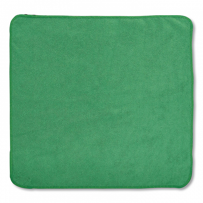 Microfiber Cleaning Cloths, 16 x 16, Green, 24/Pack (1820582)
